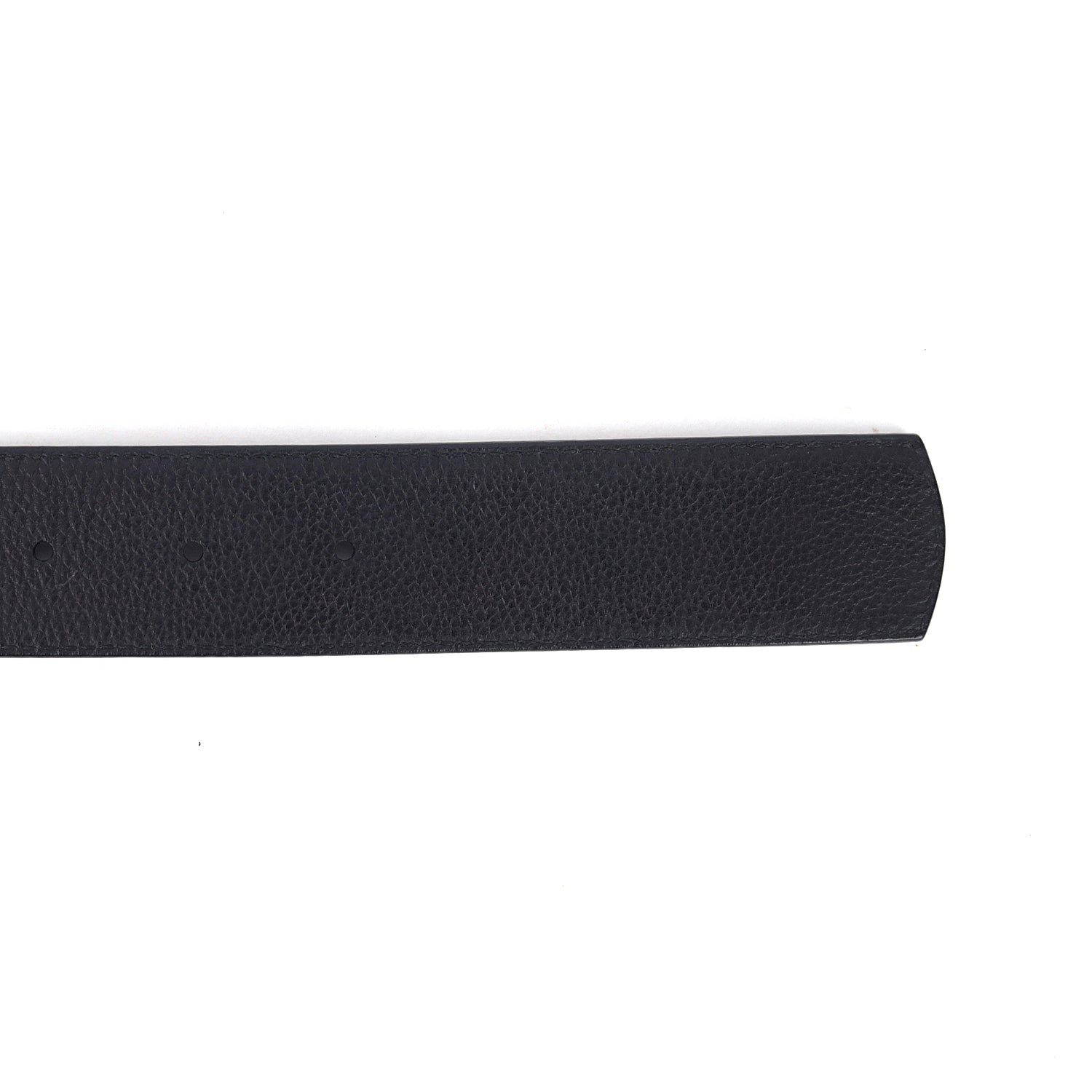 Salvatore Ferragamo Black Leather Belt