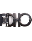 Salvatore Ferragamo Black Leather Belt