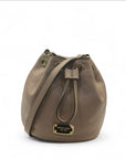 Michael Kors Jules Drawstring Brown Bucket Bag