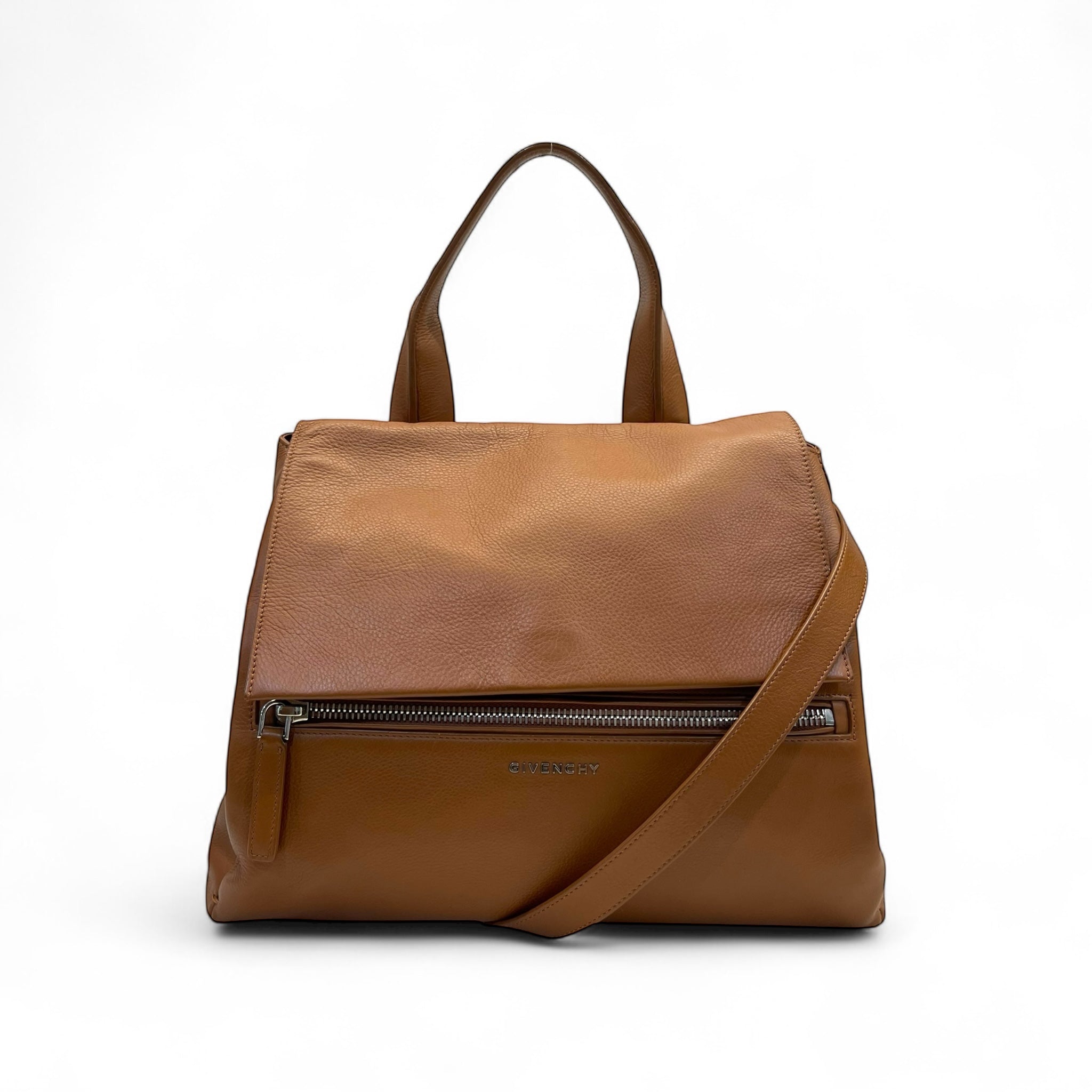Givenchy Pandora Brown Pure brown Leather Medium Bag