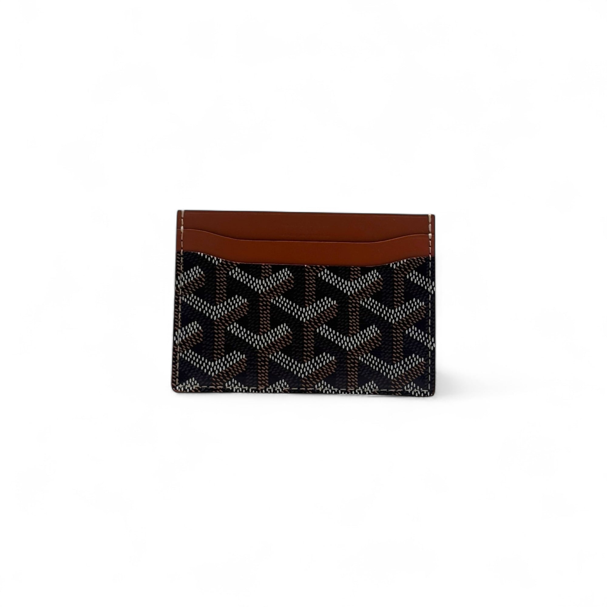 Goyard Saint Sulpice Card Wallet Black & Tan