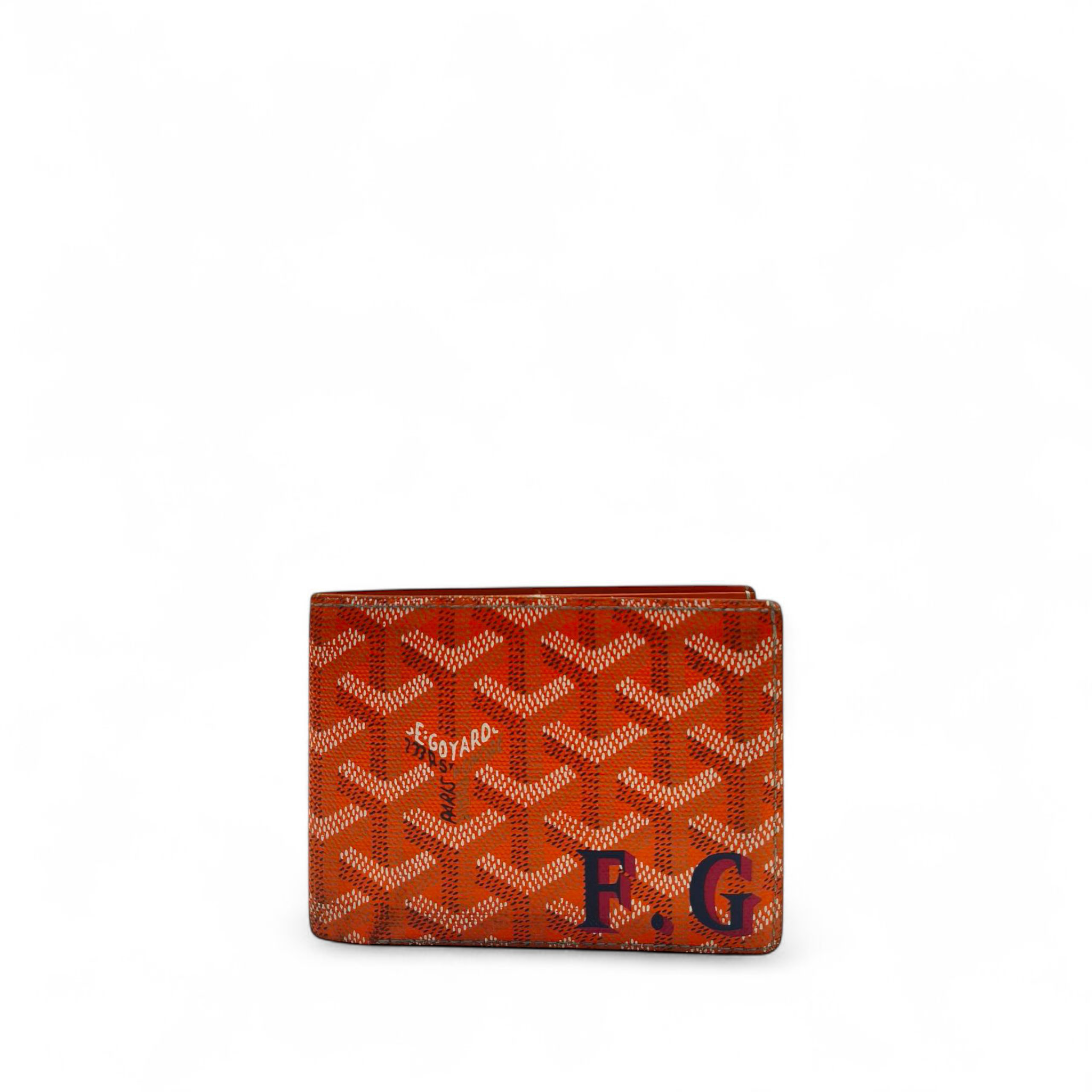 Goyard Victoire Wallet Orange