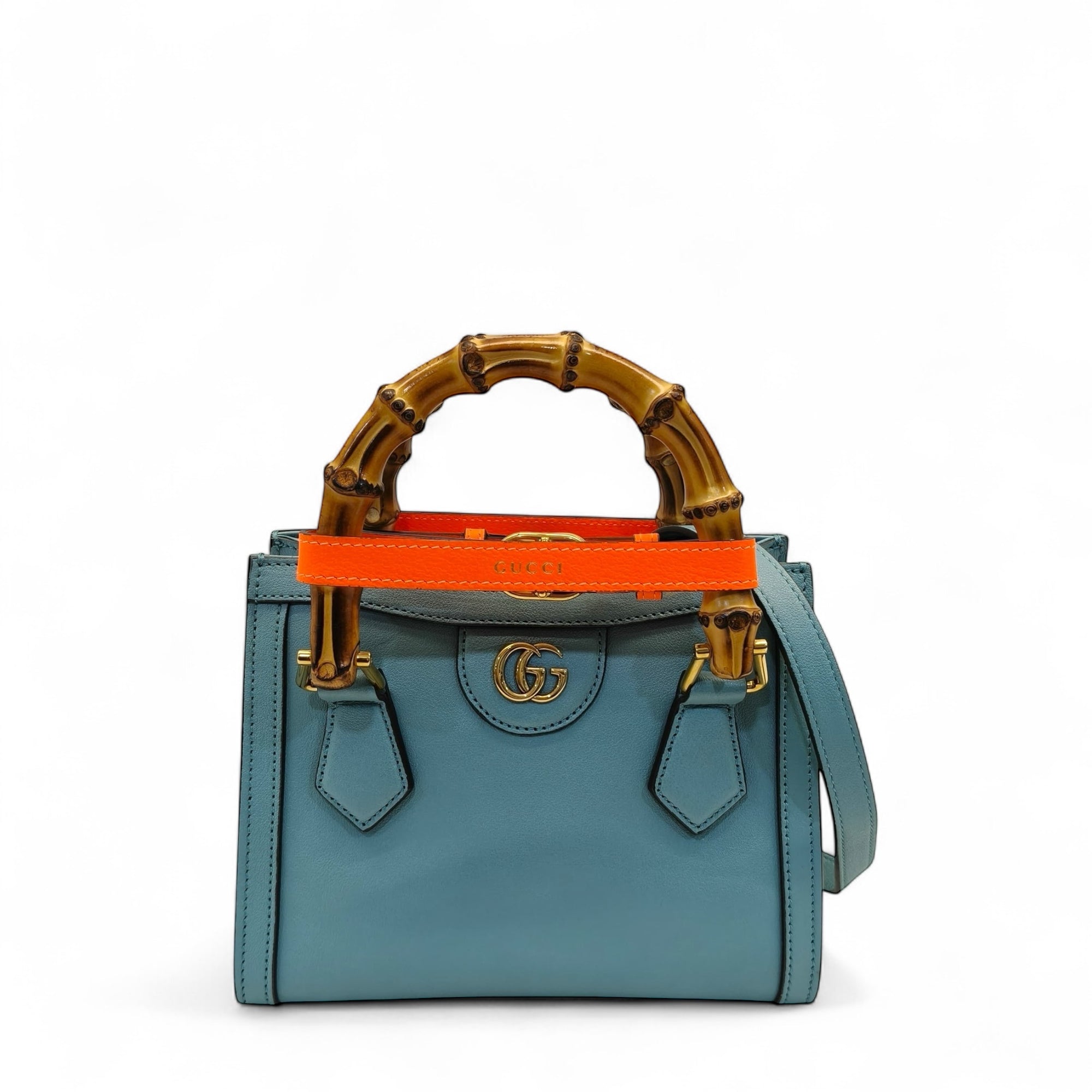 Gucci Diana Bamboo Leather Handbag