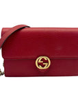 Gucci G Interlocking Wallet on Chain