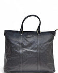 Gucci Joy Zip Tote Black Guccissima Leather