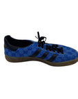 Gucci X Adidas Blue GG Canvas Gazelle Sneakers EU 42.5