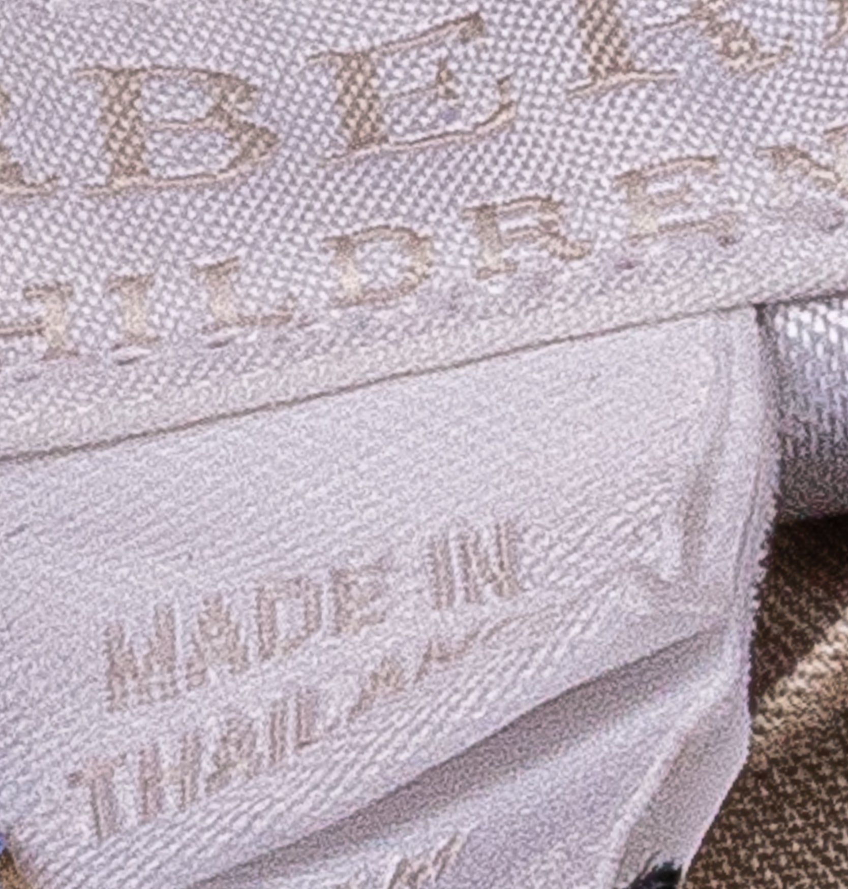 Beige Reversible Trouser