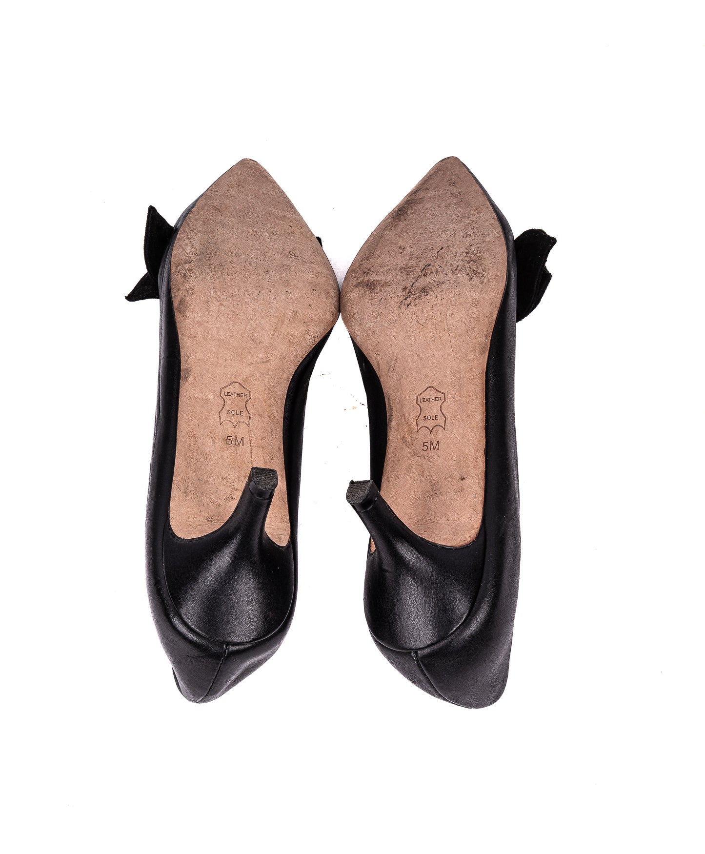 Rosalind Leather Pumps with Decorative Knot