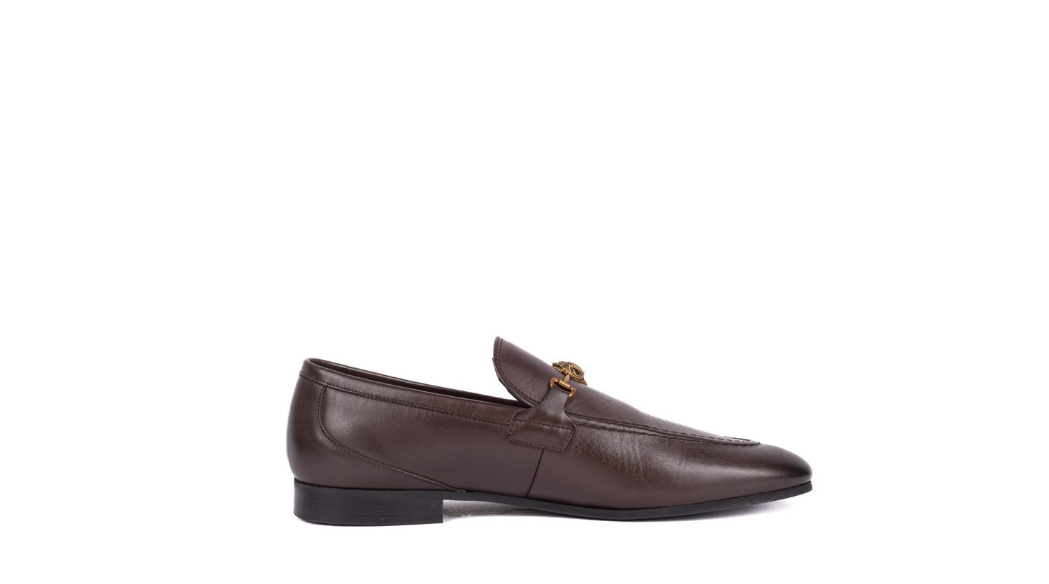 London Eagle Head Embellished Loafers