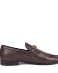 London Eagle Head Embellished Loafers