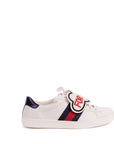 Gucci White Leather 'Blind In Love' Ace Low-Top Sneaker-41
