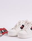 Gucci White Leather 'Blind In Love' Ace Low-Top Sneaker-41