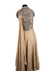 Golden Dress with Pants