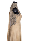 Golden Dress with Pants
