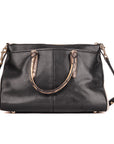 Coach Black & Cream Satchel Bag