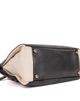 Coach Black & Cream Satchel Bag