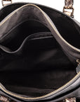 Coach Black & Cream Satchel Bag