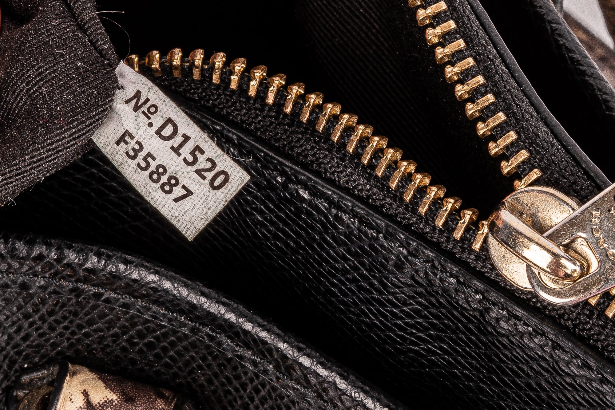 Coach Black & Cream Satchel Bag