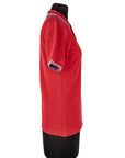 Red Polo Neck T-Shirt