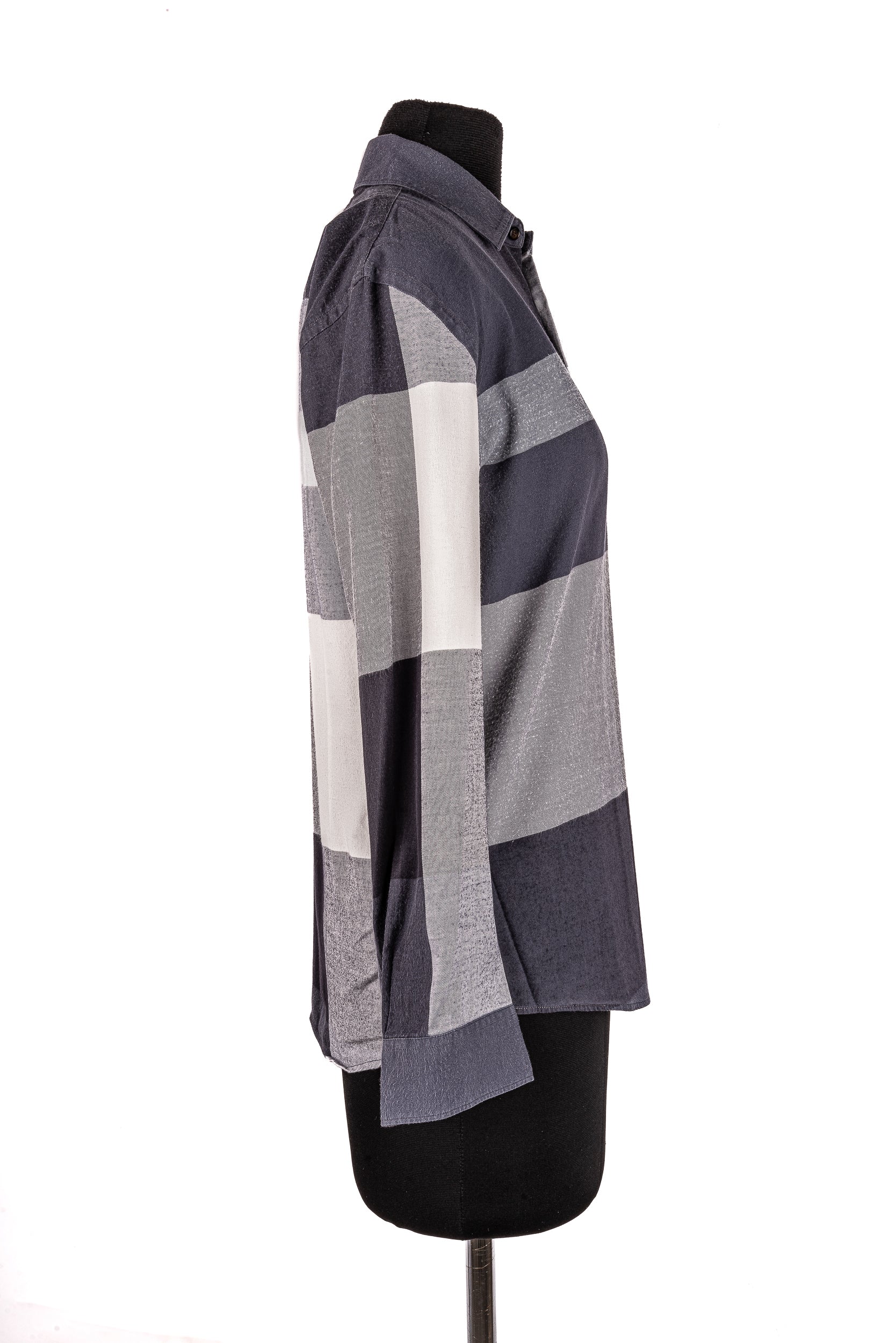 Light Blue & Dark Blue Checks Shirt