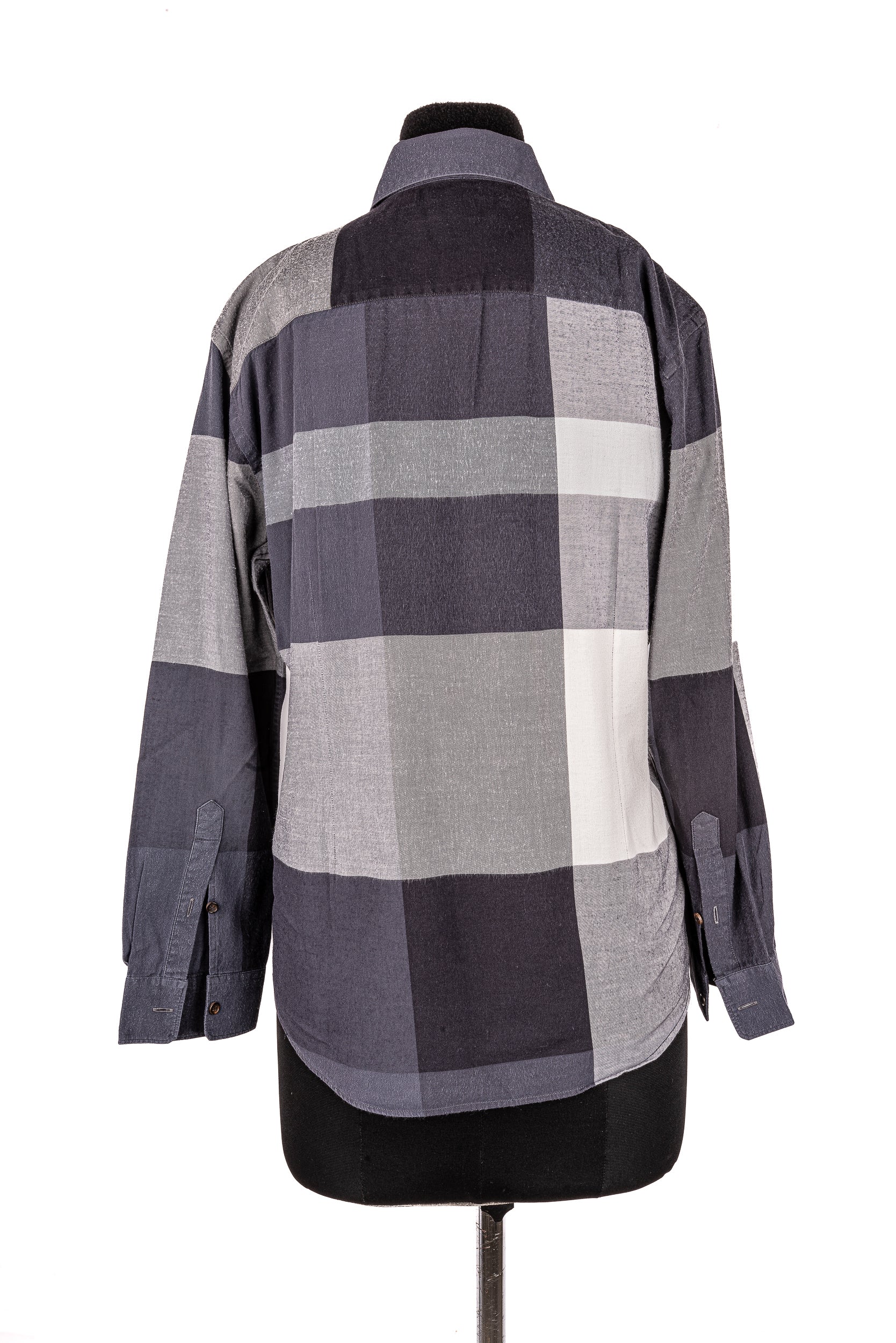 Light Blue & Dark Blue Checks Shirt