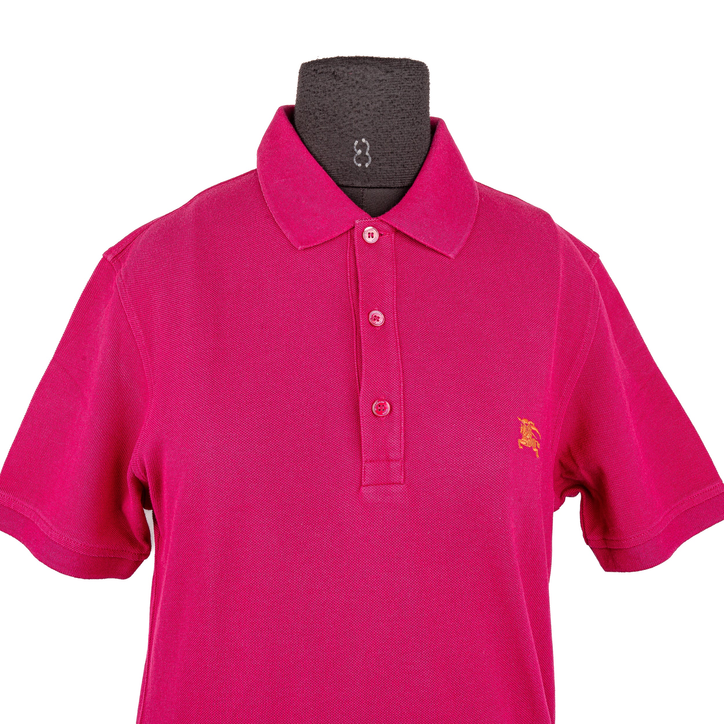 Pink Polo Neck T-Shirt