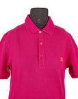 Pink Polo Neck T-Shirt