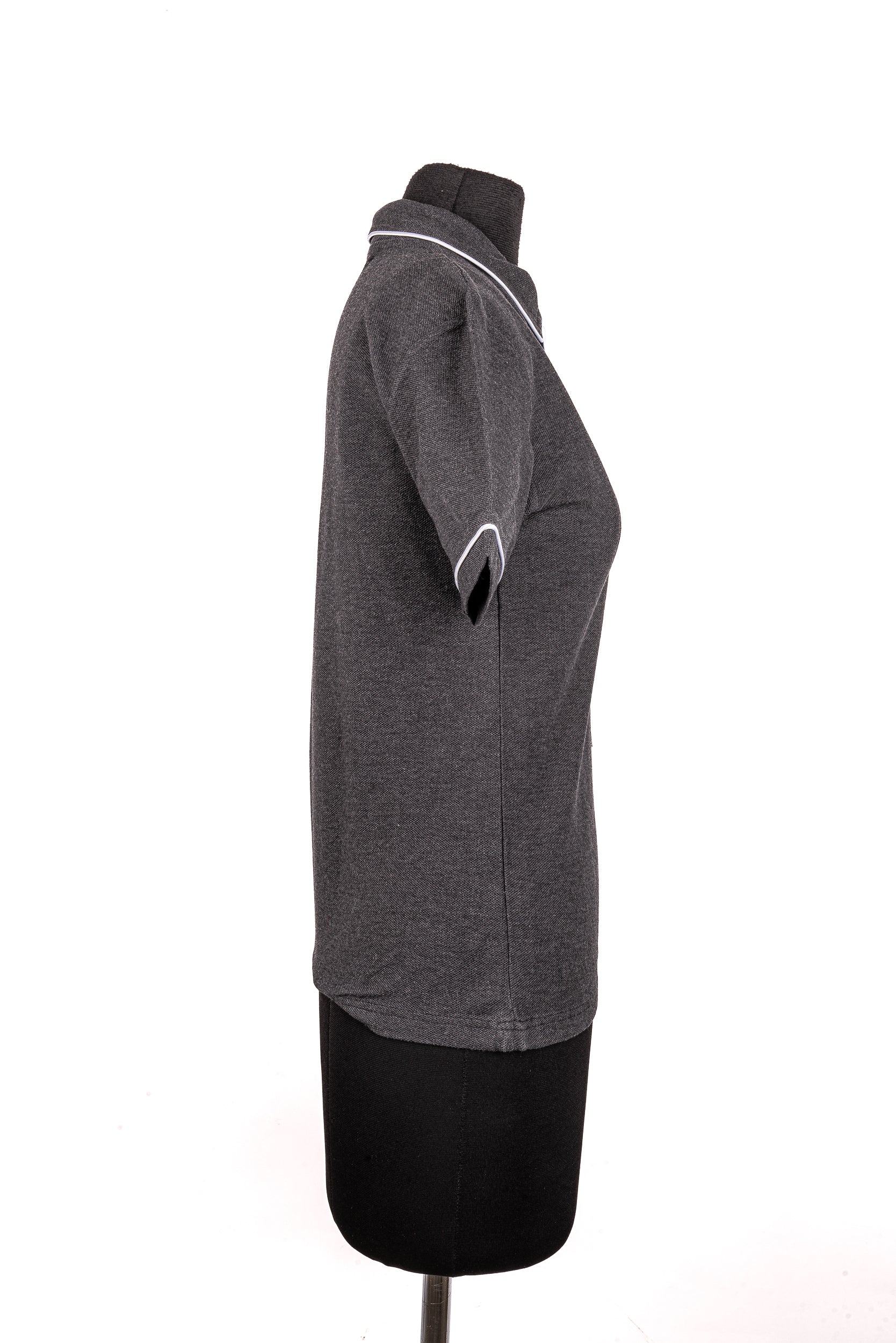 Black Polo Neck T-Shirt