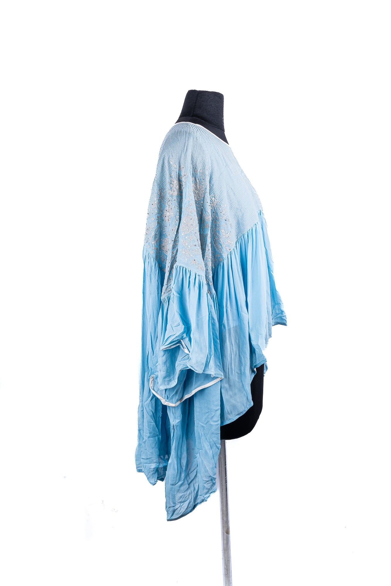 Pankaj & Nidhi Blue Georgette Kurta