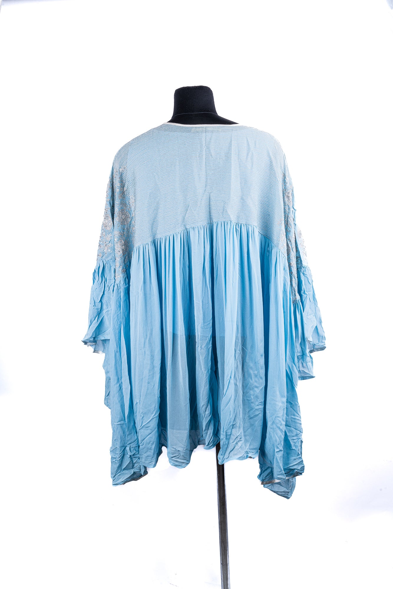Pankaj & Nidhi Blue Georgette Kurta