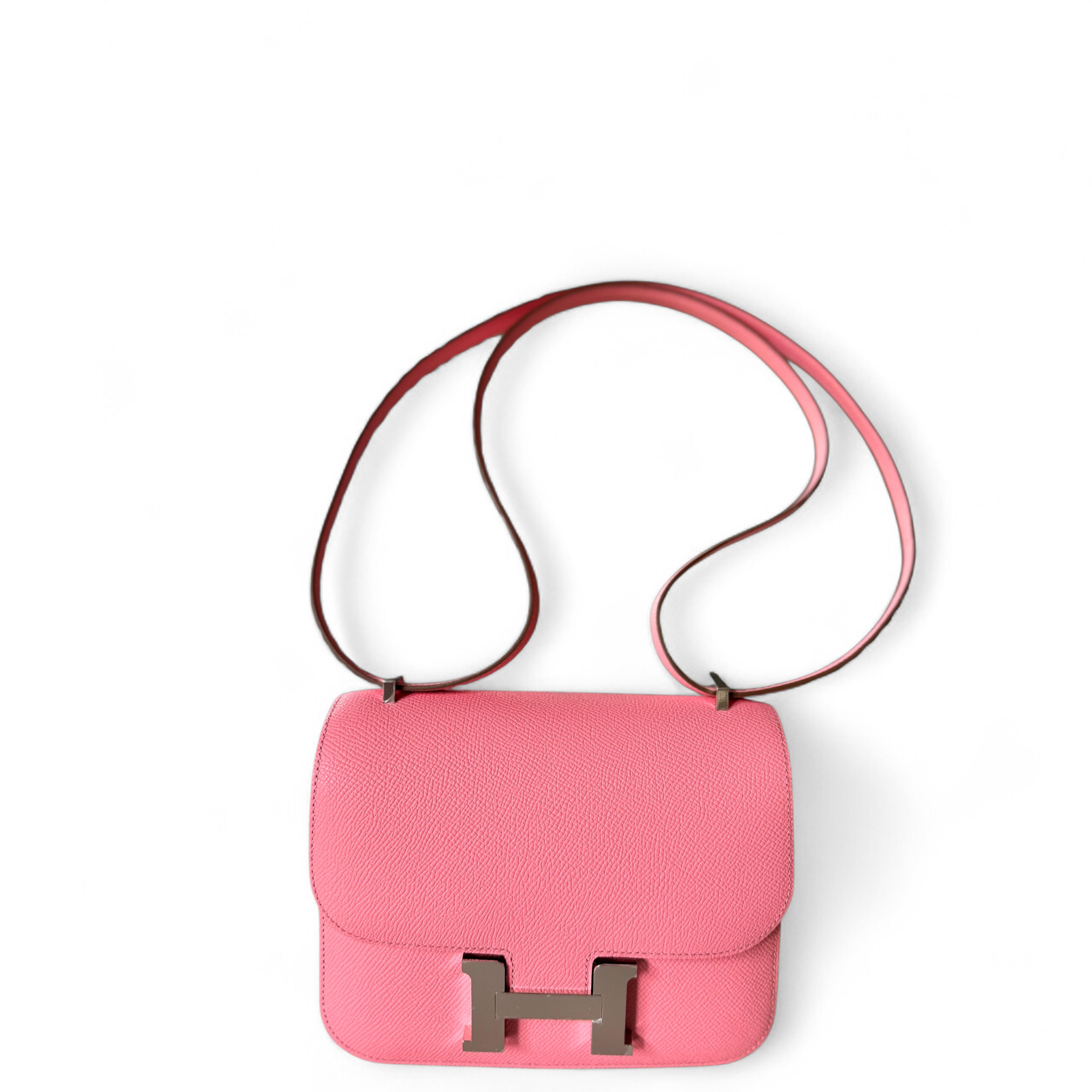 Hermès Constance 18 Rose Confetti Epsom PHW
