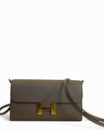 Hermès Constance To Go Wallet Etoupe Epsom GHW