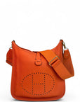 Hermès Evelyne III 29 Orange Feu Taurillon Clemence GHW