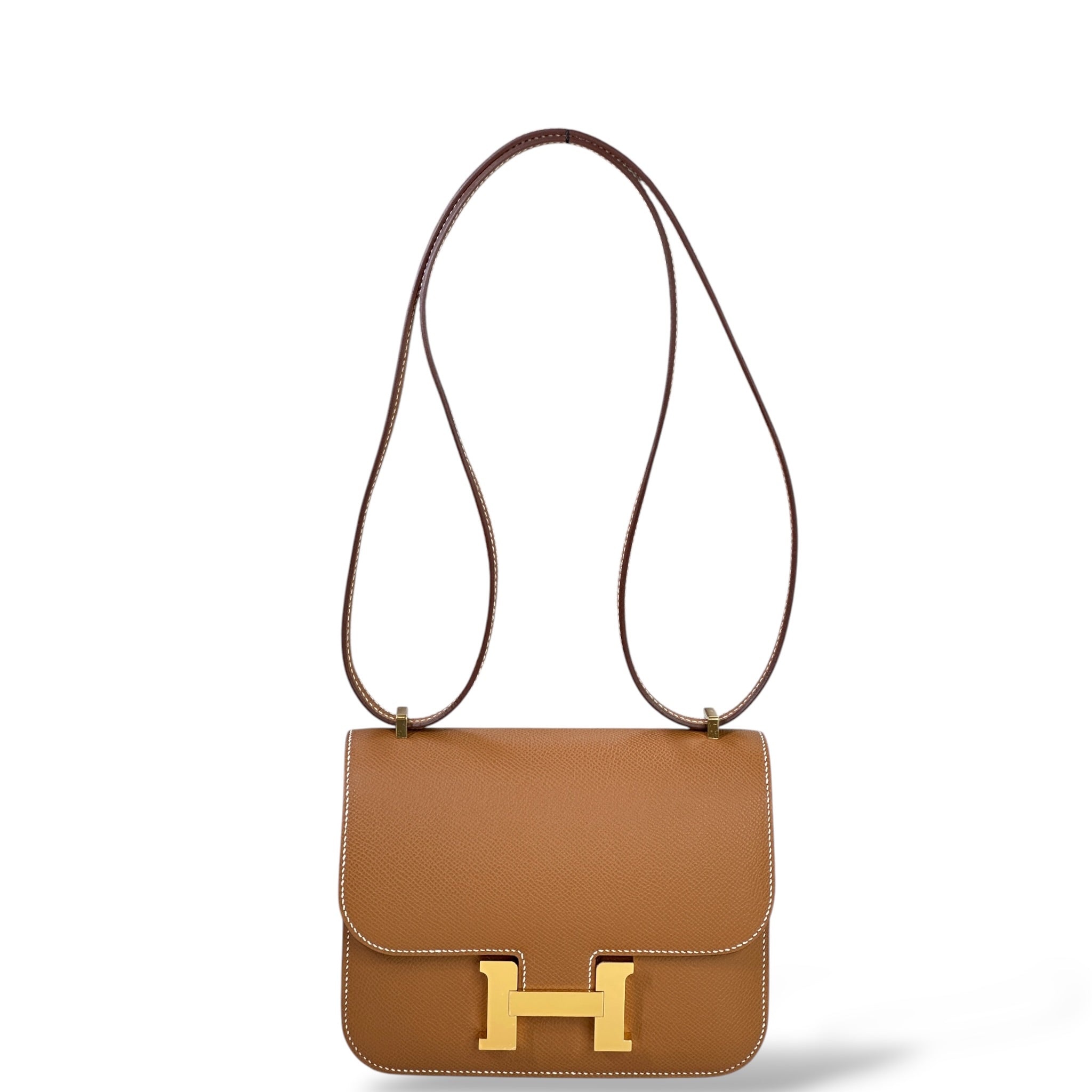 Hermes Constance 18 Gold Epsom Leather
