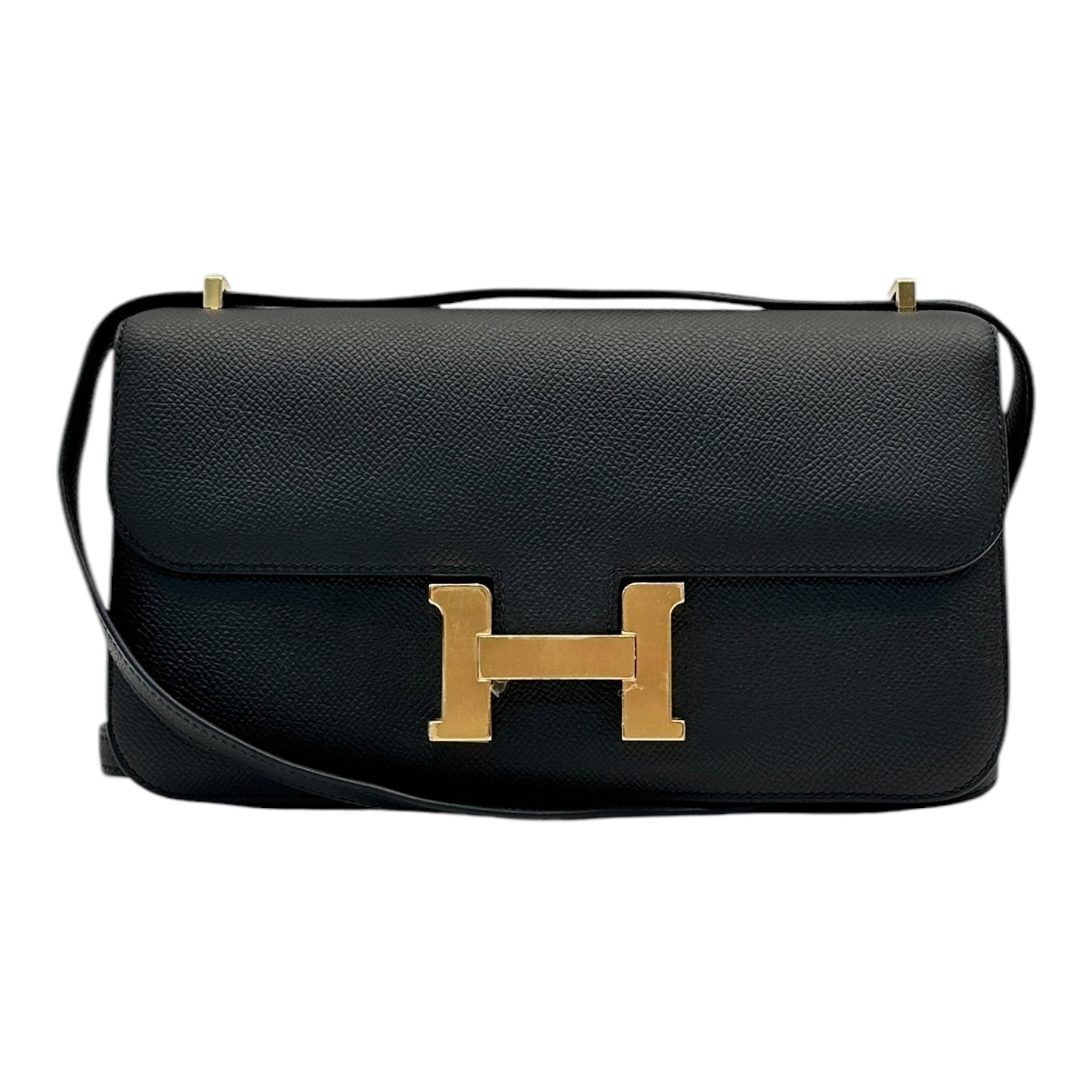 Hermes Constance Elan Black Epsom GHW