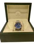 Blue Roman Datejust Steel Mens Watch