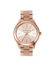 Michael Kors Slim Runway Rose Gold Stainless Steel Strap 3513 Mini Analog Watch