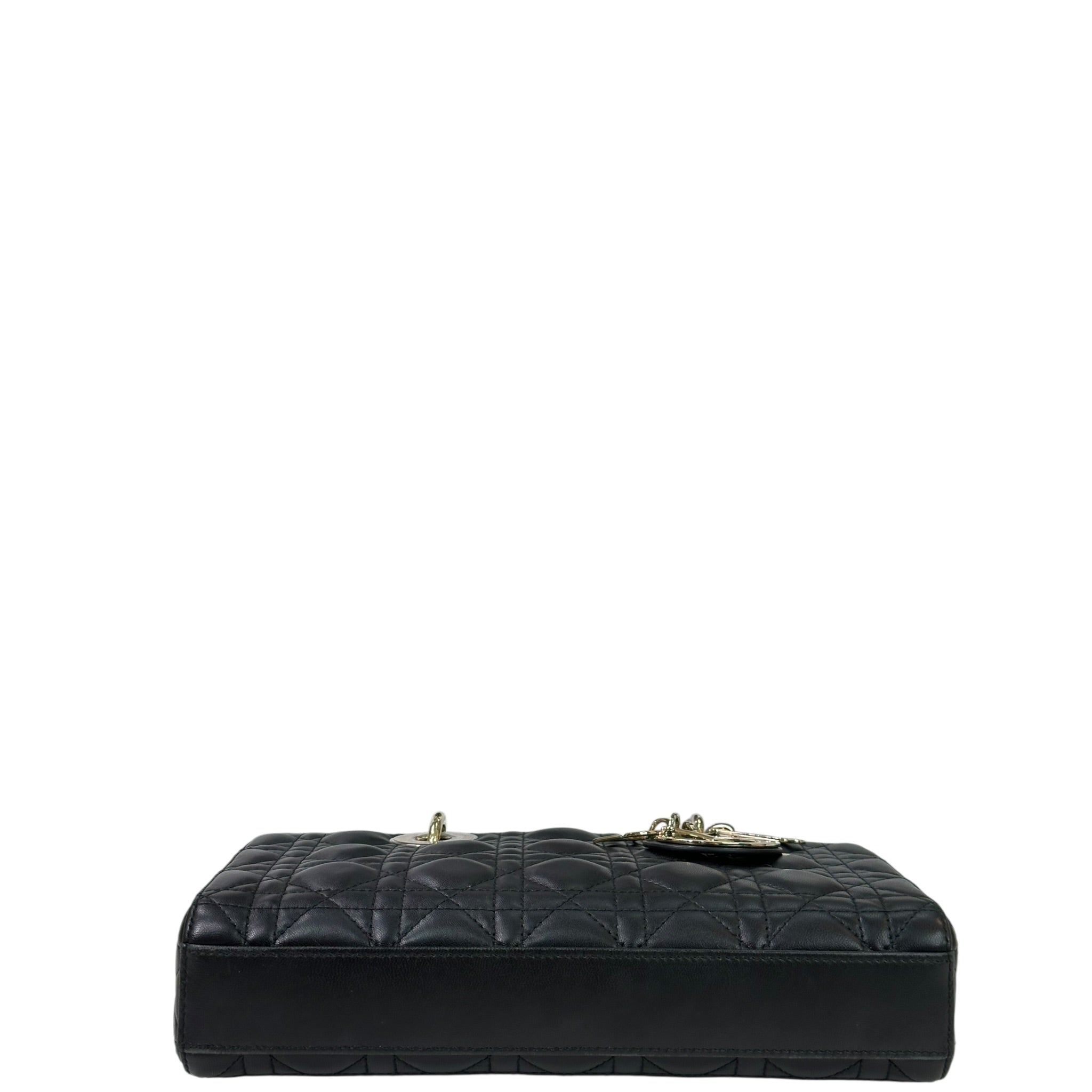 Dior Lady D-Joy Medium Black Cannage Lambskin
