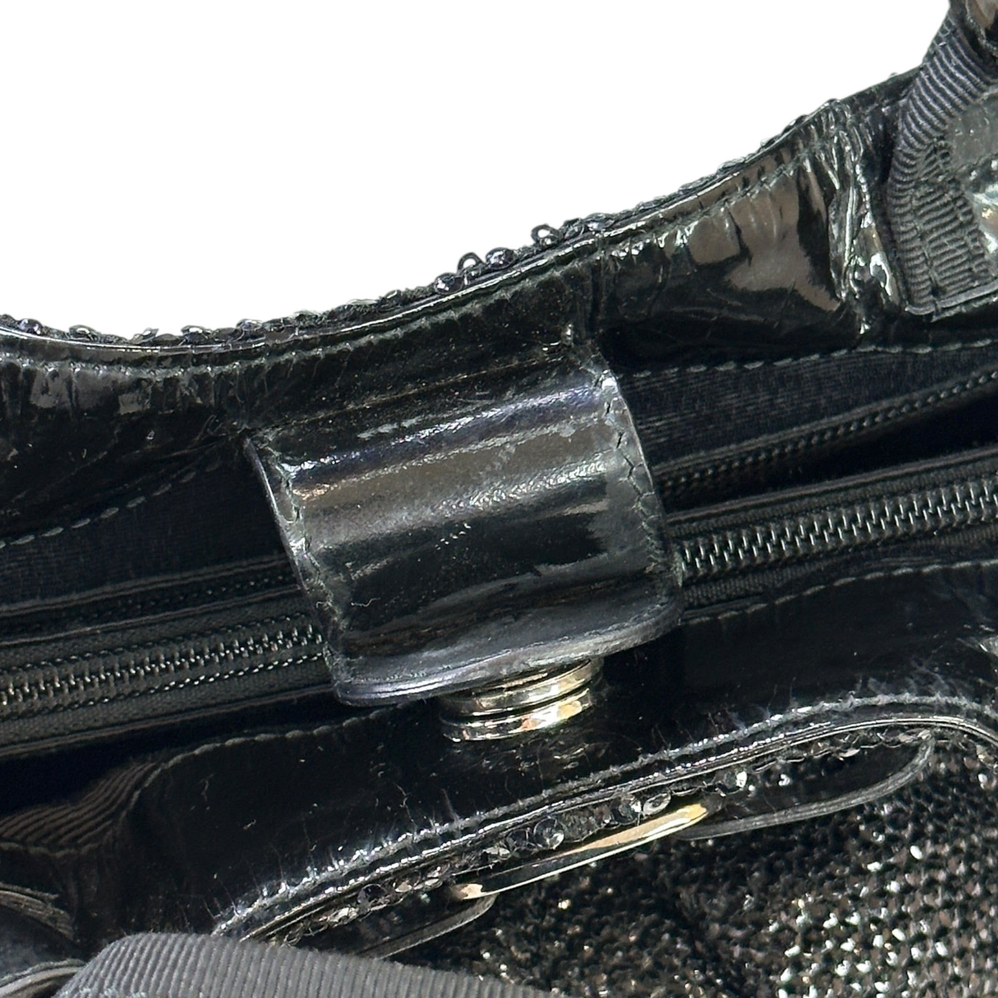 Salvatore Ferragamo Vara Bow Top Handle Bag Black