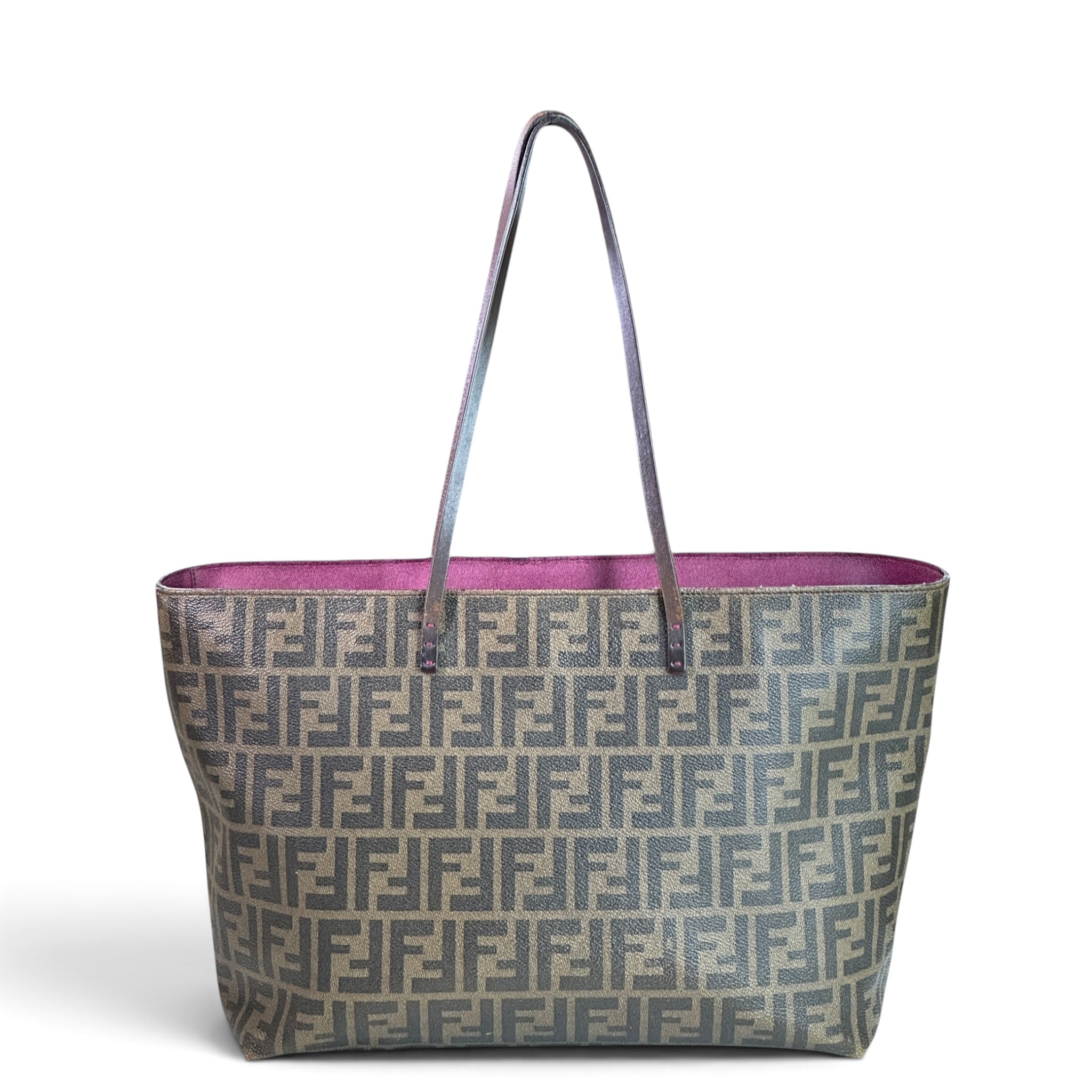 Fendi Zucca Print Coated Canvas Tote