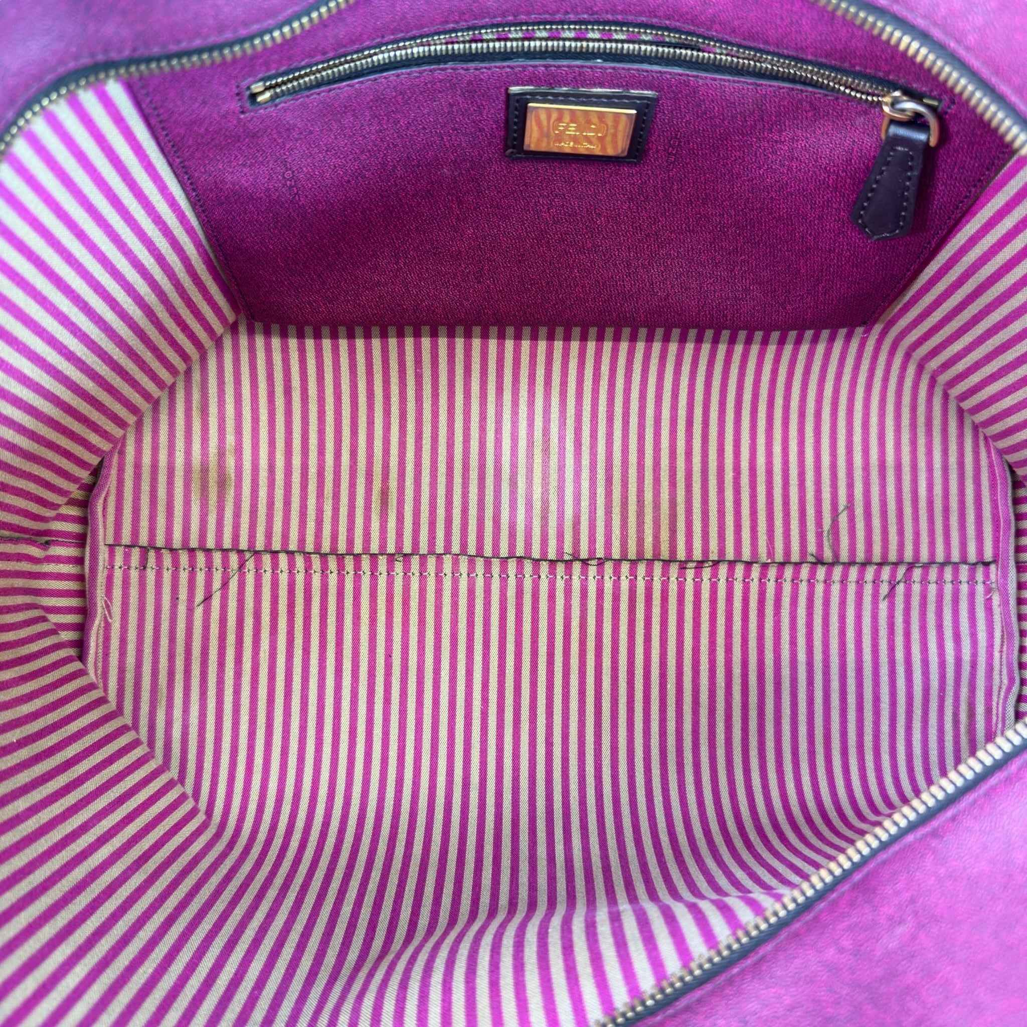 Fendi Zucca Print Coated Canvas Tote
