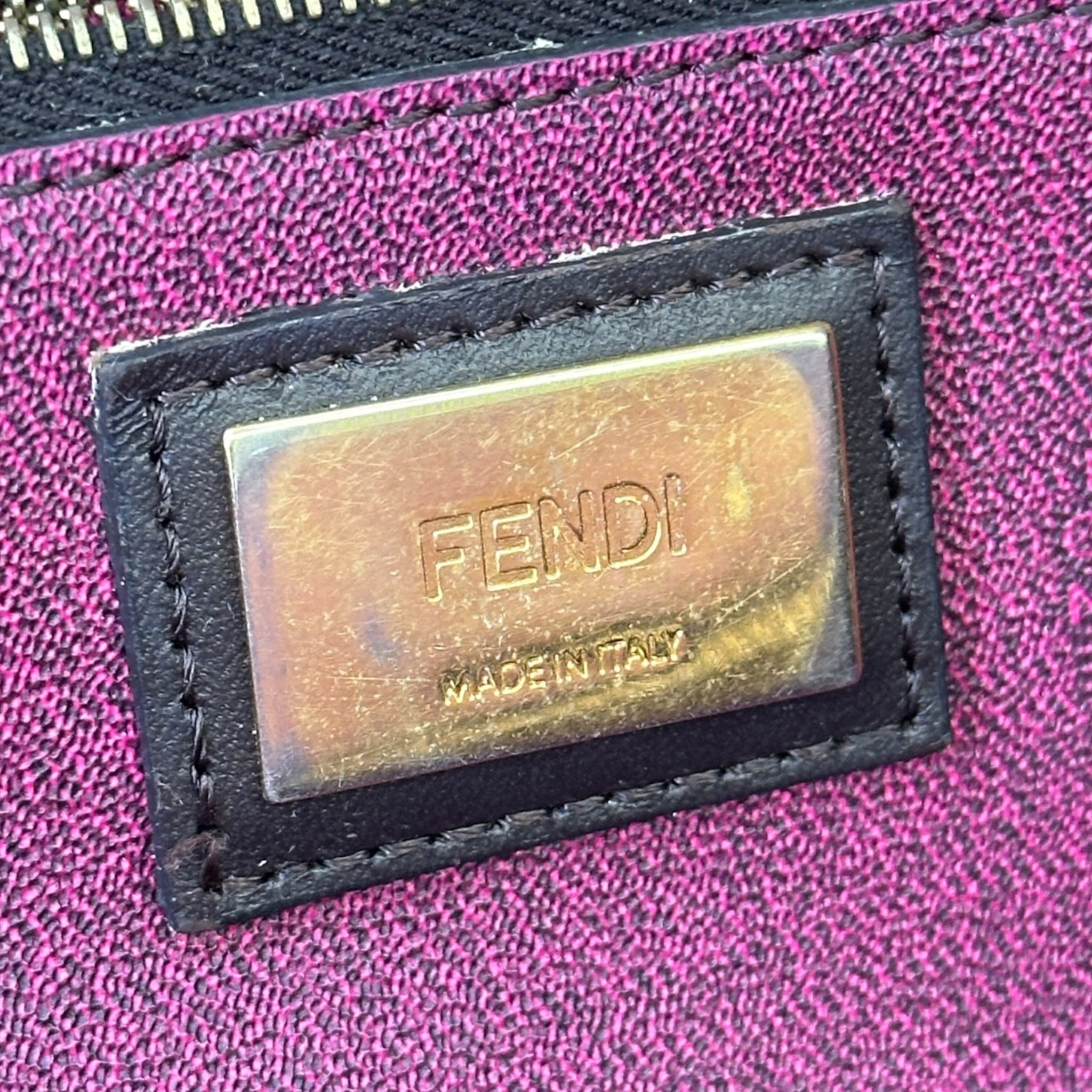 Fendi Zucca Print Coated Canvas Tote