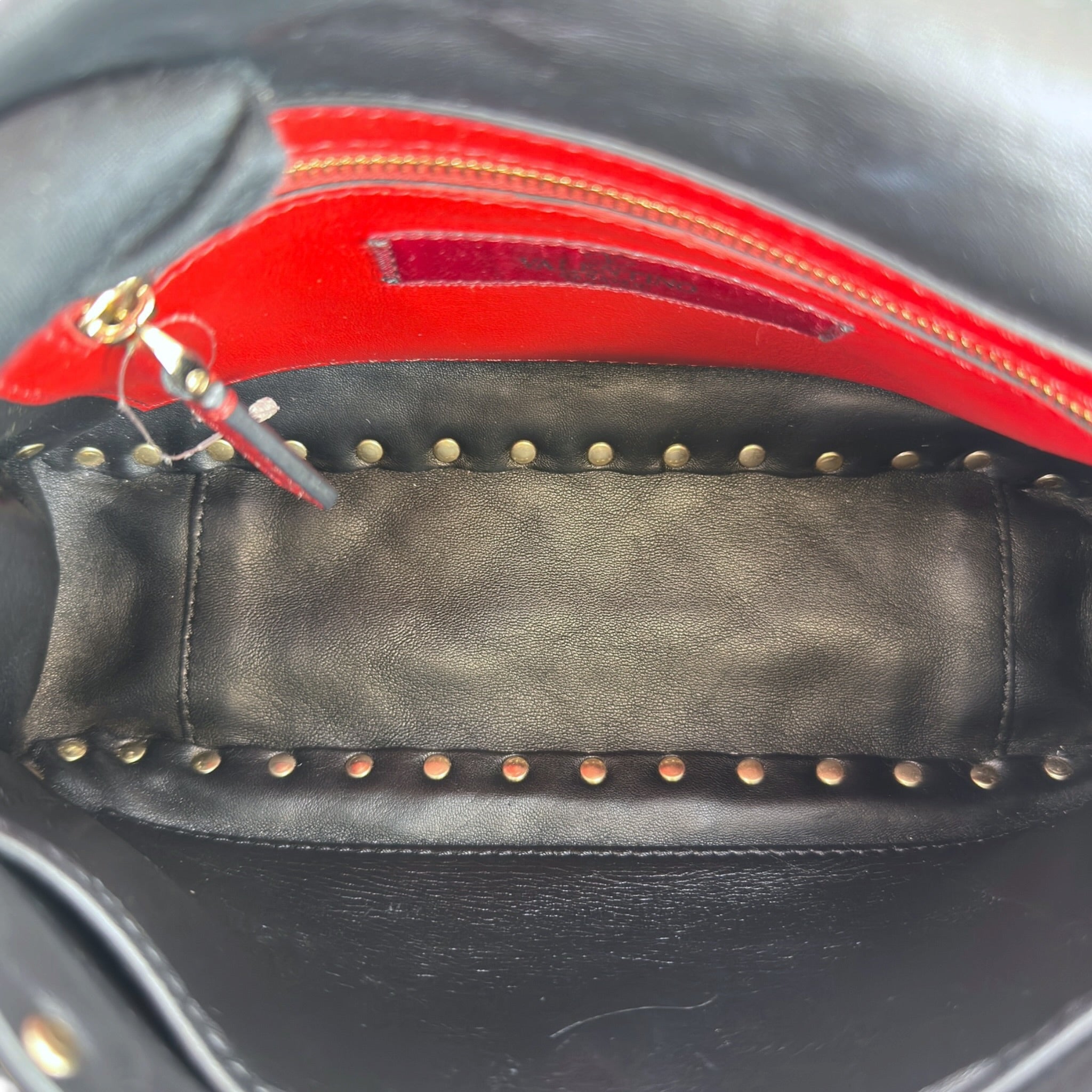Valentino Garavani Rockstud Spike Medium Black Shoulder Bag