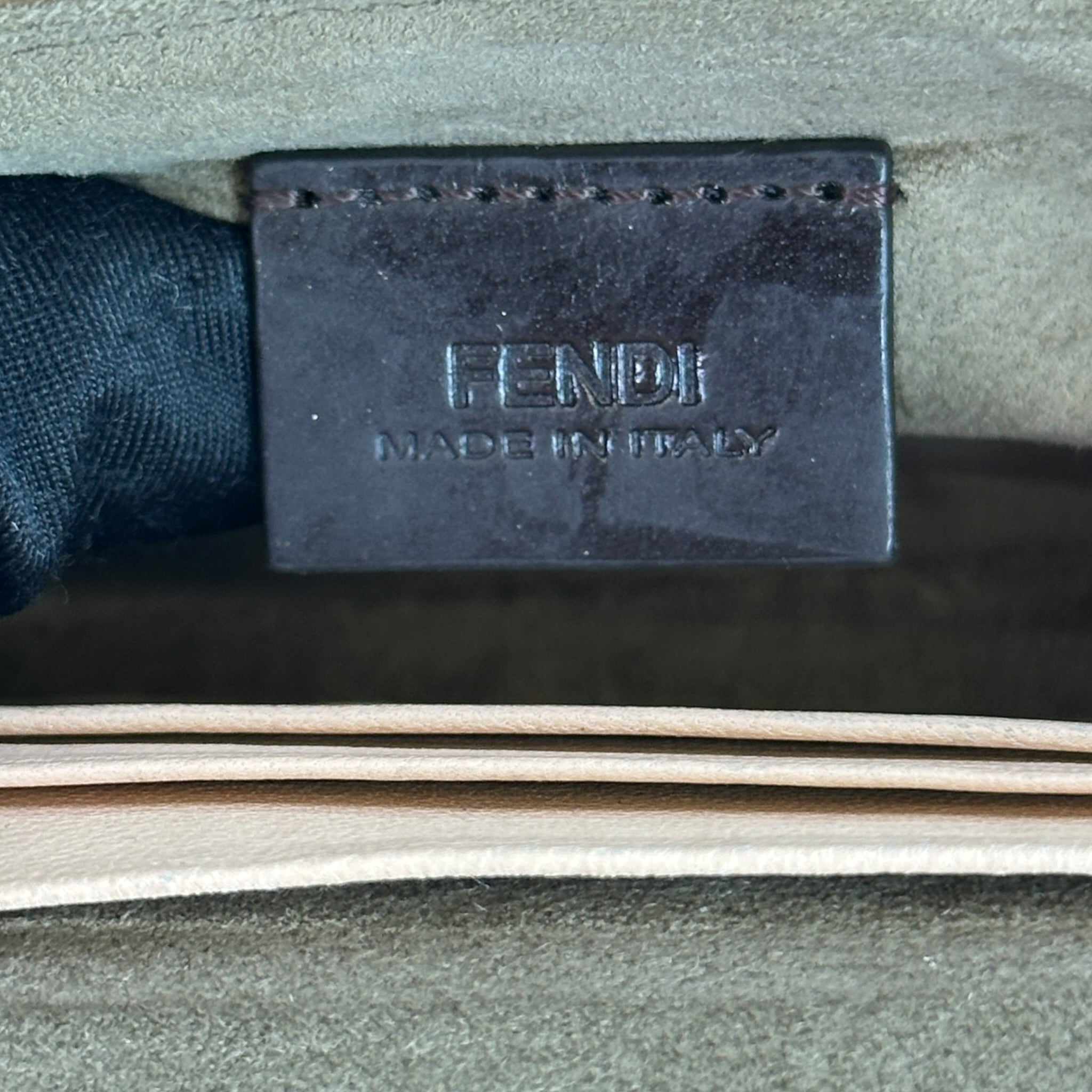 Fendi Mini Be Baguette Blush Crossbody Bag