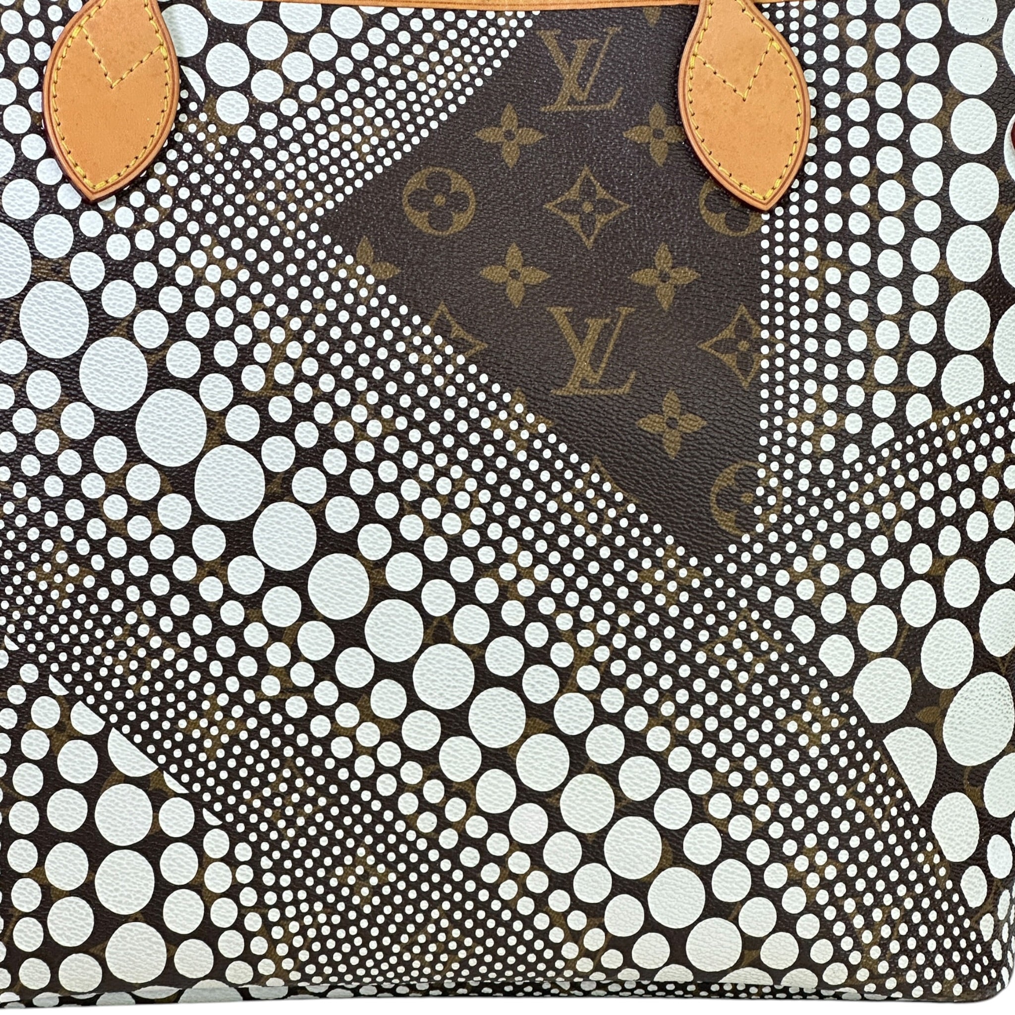 Louis Vuitton Neverfull MM Monogram Yayoi Kusama Wave Canvas