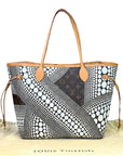 Louis Vuitton Neverfull MM Monogram Yayoi Kusama Wave Canvas