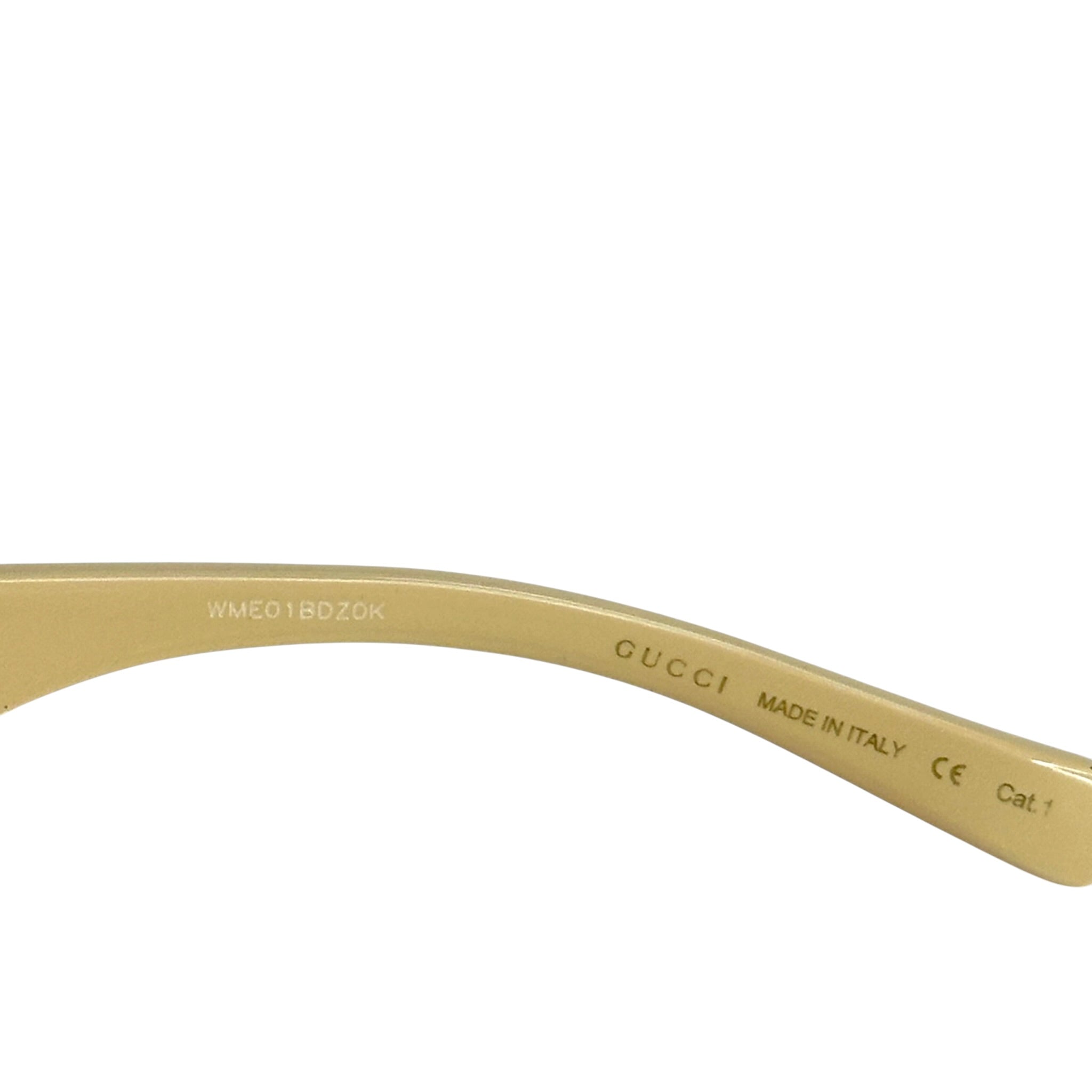 Gucci Cream Sqaure Frame Sunglasses Model no: GG900s