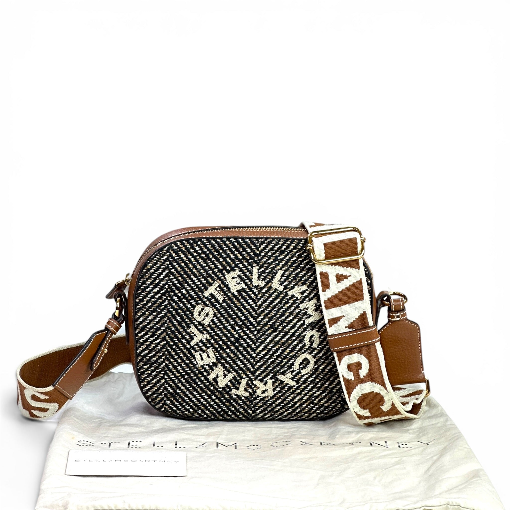 Stella McCartney Herringbone Camera Bag
