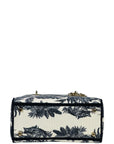 Christian Dior Lady D-Lite Bag Medium Toile de Jouy Blue White Canvas