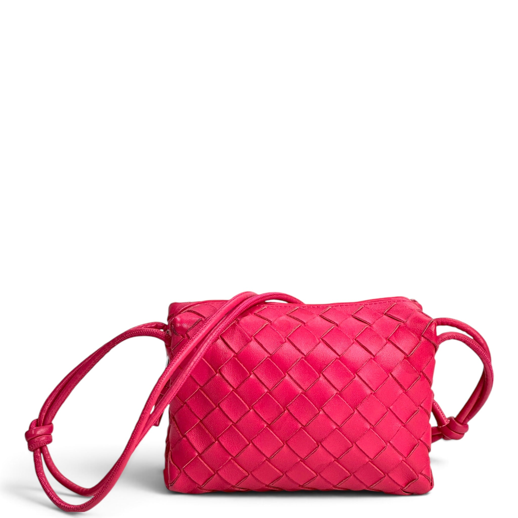 Bottega Veneta Intrecciato Small Loop Pink Shoulder bag